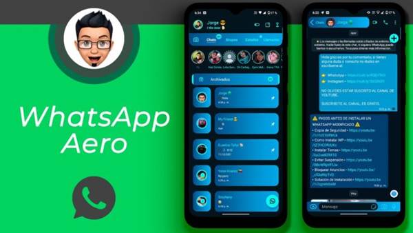 Cara Install WhatsApp Aero (WA Aero) di Hp