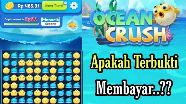3. Ocean Crush Game Penghasil Saldo DANA