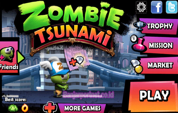 Download-Zombie-Tsunami-Mod-Apk-All-Unlocked-Max-Level-Unlimited-Money