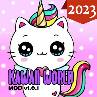 Link Download KawaiiWorld Mod Apk Pink 2023 No Ads & Unlock All Terbaru