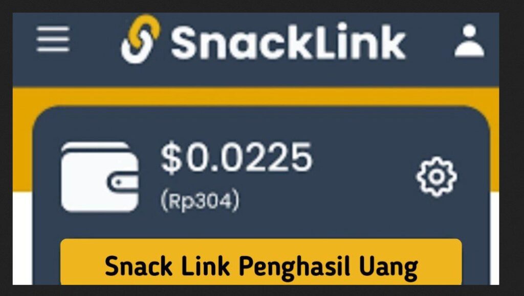 situs penghasil uang snacklink