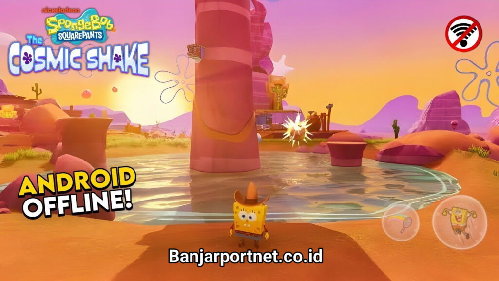 Petualangan-Game-Kartun-Masa-Kecil-Gameplay-Spongebob-Cosmic-Shake-Mod-Apk-Android-Indonesia-Terbaru-2023