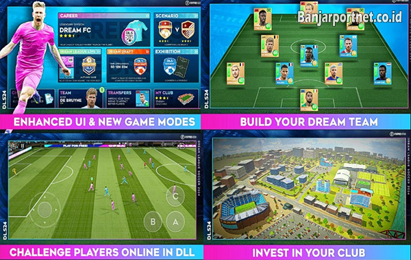 Semakin Seru! Deretan Fitur di Game Dream League Soccer 2024 Mod APK