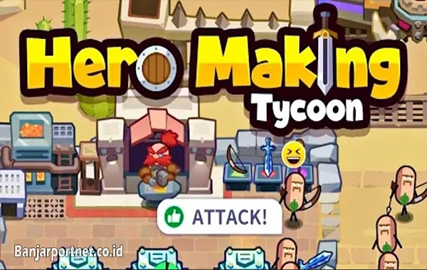 Keseruan di Game Hero Making Tycoon Mod v2.0.6 (Free Purchase)